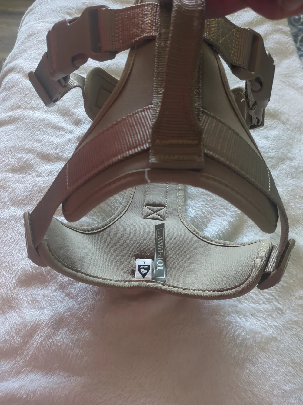Top Dog Neutral Tan Padded Dog Harness - Picture 3 of 8